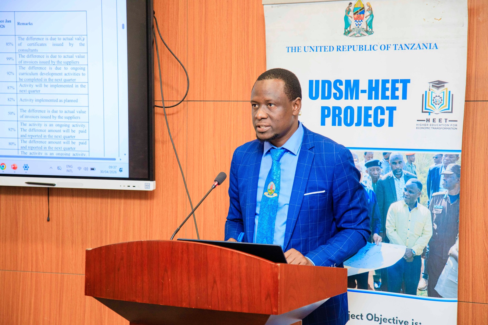 UDSM Attains 86 Percent HEET Project Implementation