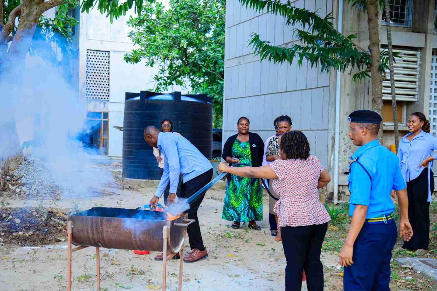 UDSM Trains Staff to Act Fast and Safely in Fire Emergencies