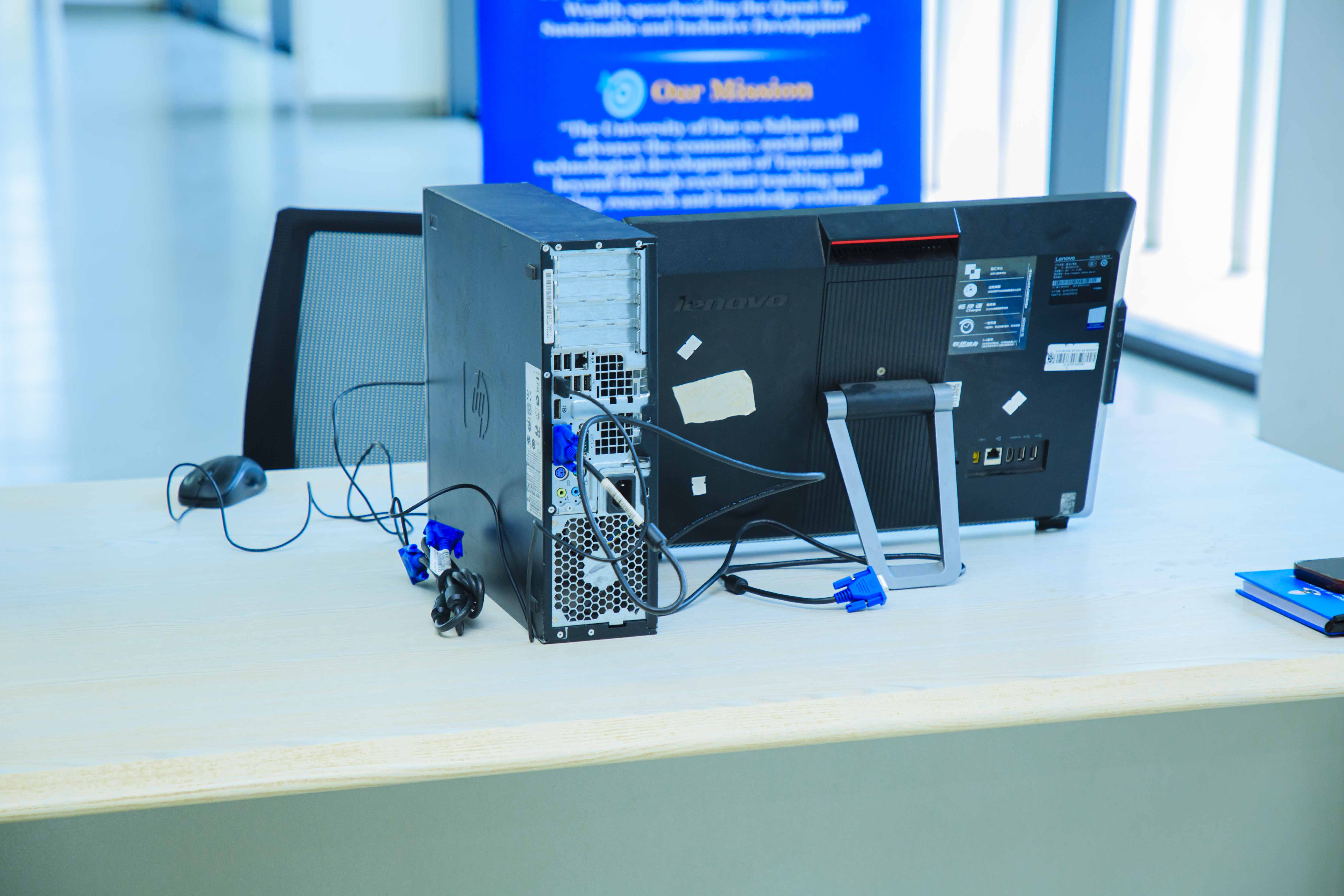 UDSM Donates Computers to Nyeburu Secondary