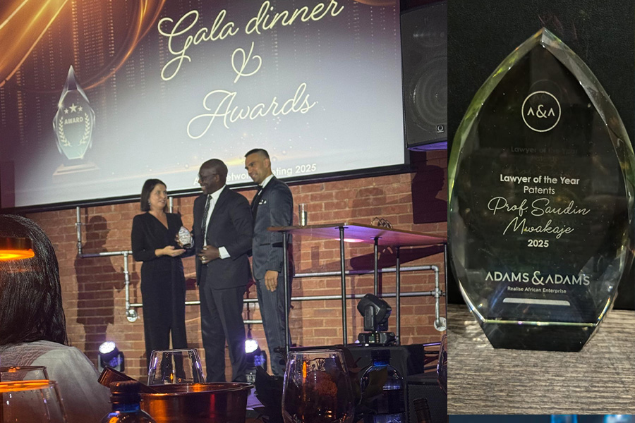 Prof. Saudin Mwakaje Wins 2025 Best Patent Lawyer Award